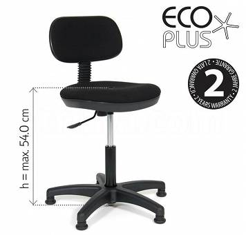 Krzesło szwalnicze ECO PLUS na podnośniku pneumatycznym