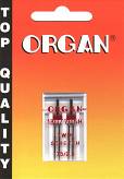 Podwójne igły do maszyn domowych Organ stretch - 75/2,5mm - 130/705H