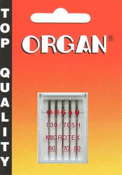 Igły do maszyn domowych Organ Microtex - 60, 70 - 130/705H