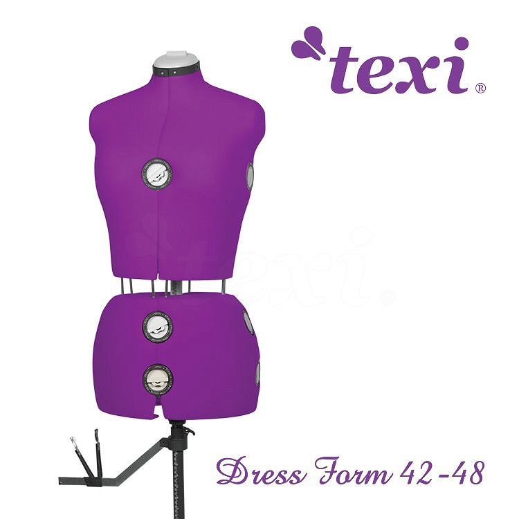 Manekin krawiecki Texi Dress Form regulowany w rozmiarze 42-48